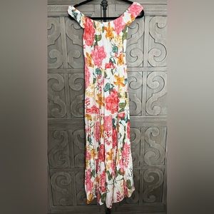 Spring/summer floral dress size xs off the shoulder